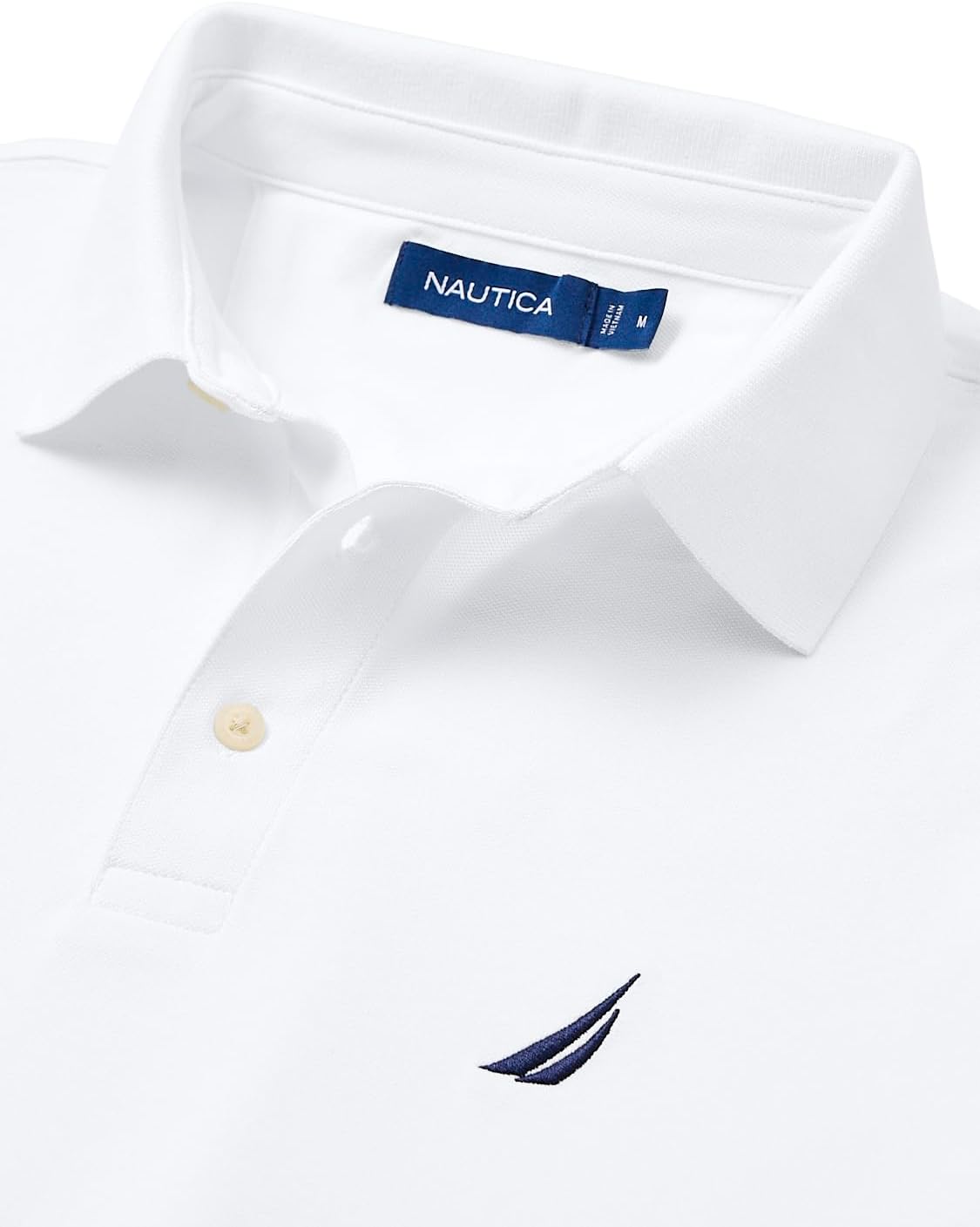 HOTNautica Men's Short Sleeve Solid Stretch Cotton Pique Polo Shirt