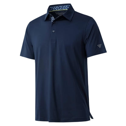 HOTMens Polo Shirts Short and Long Sleeve Casual Solid Stylish Dry Fit Performance Designed Collared Golf Polo Shirts for Men