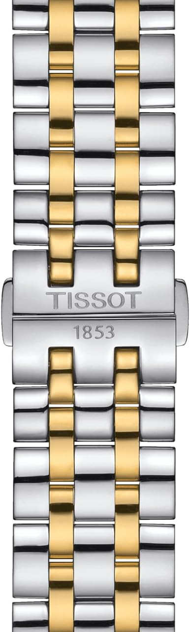 HOTTissot mens Classic Dream Stainless Steel Dress Watch gold T1294072203101