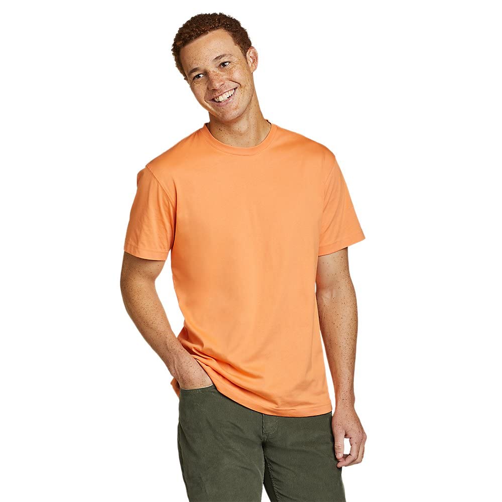 HOTEddie Bauer Men's Legend Wash Classic Short Sleeve Cotton Tee Crewneck T-Shirt