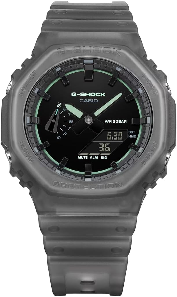 HOTCasio G-Shock Smoke Light Analog-Digital Gray Resin Watch GA2100K-1A