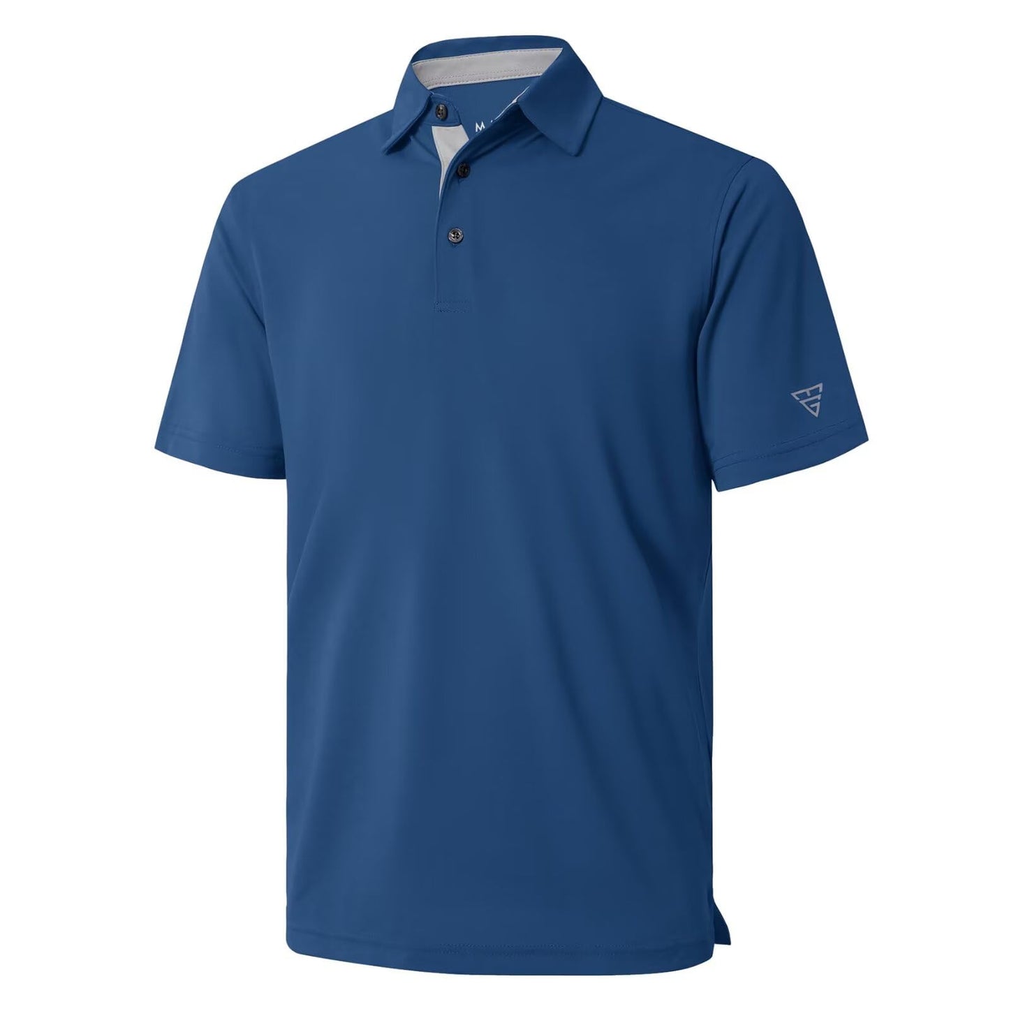 HOTMens Golf Shirt Short and Long Sleeve Moisture Wicking Dry Fit Performance Solid Casual Pique Golf Polo Shirts for Men