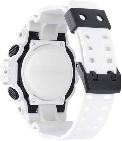 HOTCasio Men's 'G Shock' Quartz Resin Casual Watch, Color:White (Model: GA-700-7ACR)