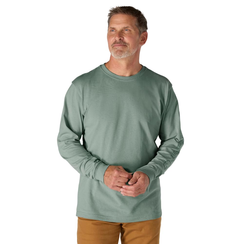 HOTCarhartt Men's Dearborn Loose Long-Sleeve Logo T-Shirt Closeout