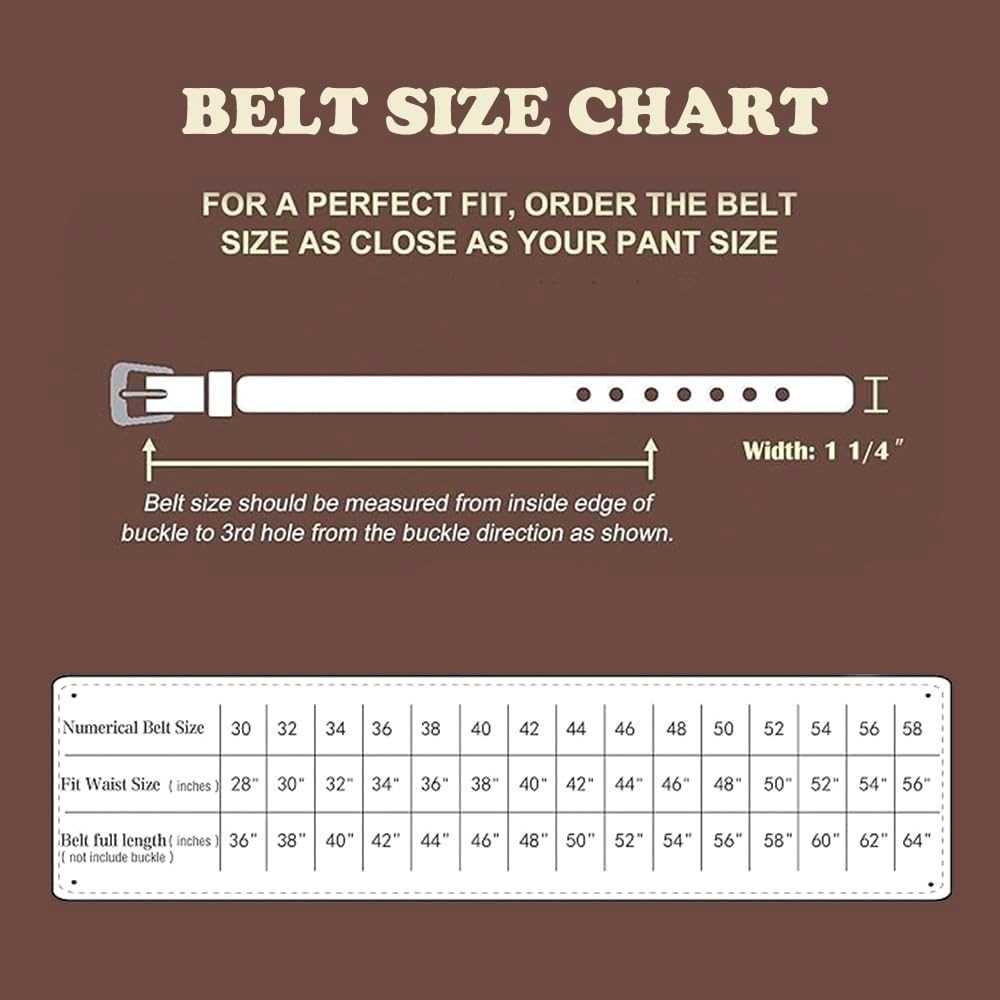 HOTFabio Valenti Genuine Leather Dress Belts For Men - Mens Belt For Suits, Jeans, Uniform With Single Prong Buckle