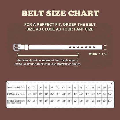 HOTFabio Valenti Genuine Leather Dress Belts For Men - Mens Belt For Suits, Jeans, Uniform With Single Prong Buckle