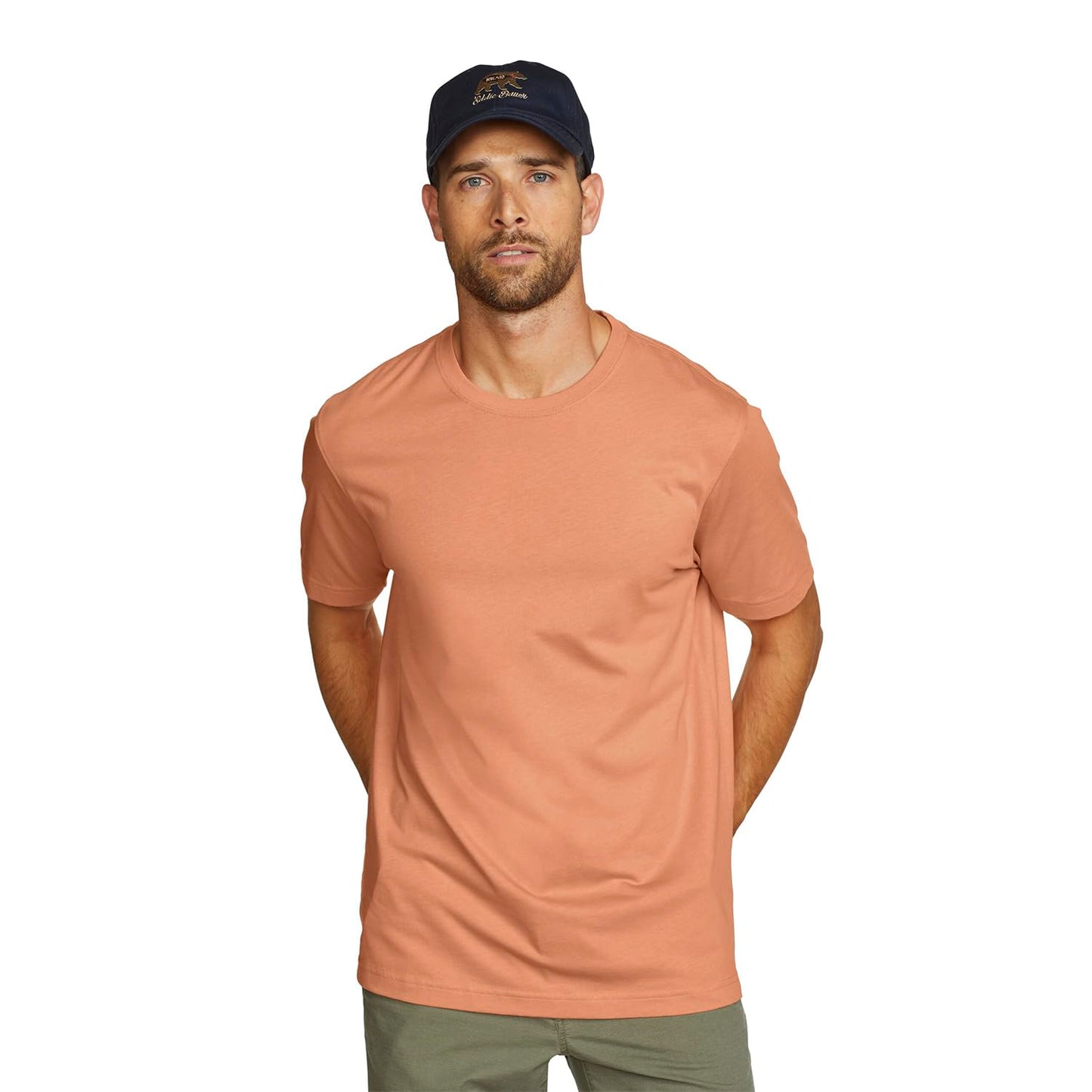 HOTEddie Bauer Men's Legend Wash Classic Short Sleeve Cotton Tee Crewneck T-Shirt