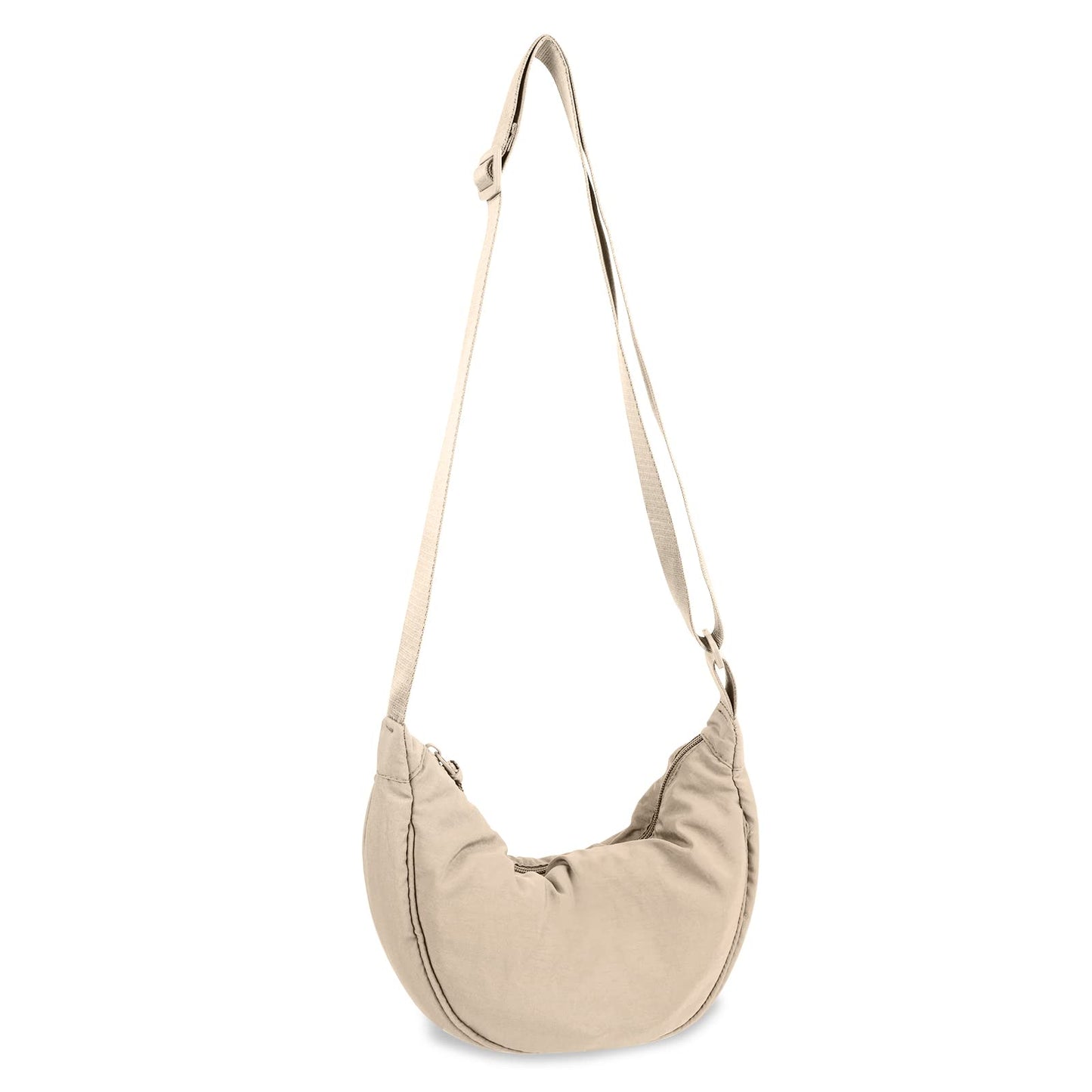 HOTNylon Crescent Crossbody Bag for Women Purses Trendy Men,Small Travel Sling Bag Hobo