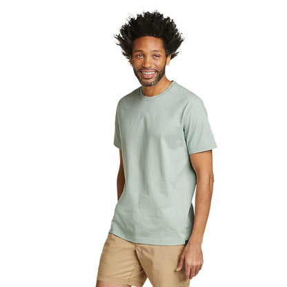 HOTEddie Bauer Men's Legend Wash Classic Short Sleeve Cotton Tee Crewneck T-Shirt