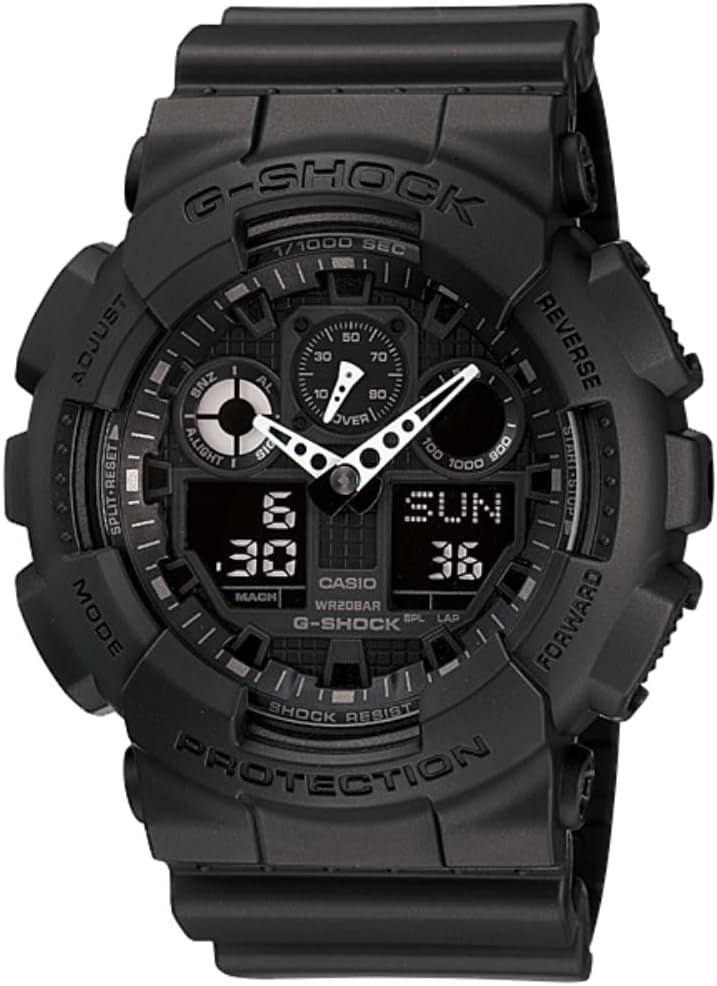 HOTCasio G-Shock GA100-1A1 | Men's Tough Analog-Digital Watch | 200M Water Resistant | Shock & Magnetic Resistant | Sporty & Rugged Design