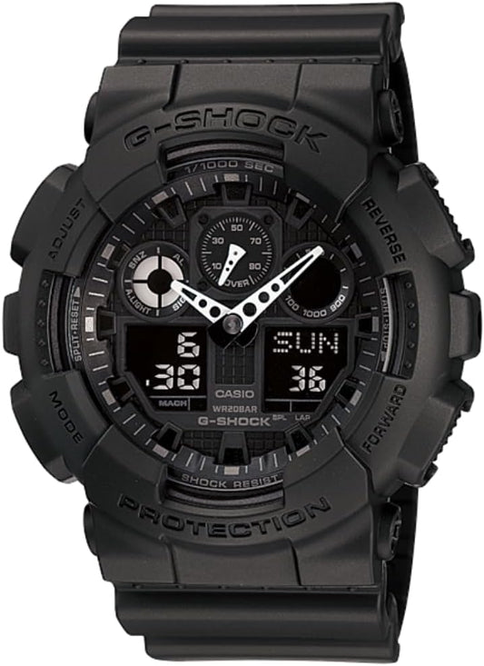 HOTCasio G-Shock GA100-1A1 | Men's Tough Analog-Digital Watch | 200M Water Resistant | Shock & Magnetic Resistant | Sporty & Rugged Design