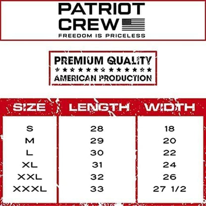 HOTPatriot Crew Men's 6 Pack Midnight Fresh T-Shirt, American Graphic Tee, Patriotic, USA & Freedom Style Shirt
