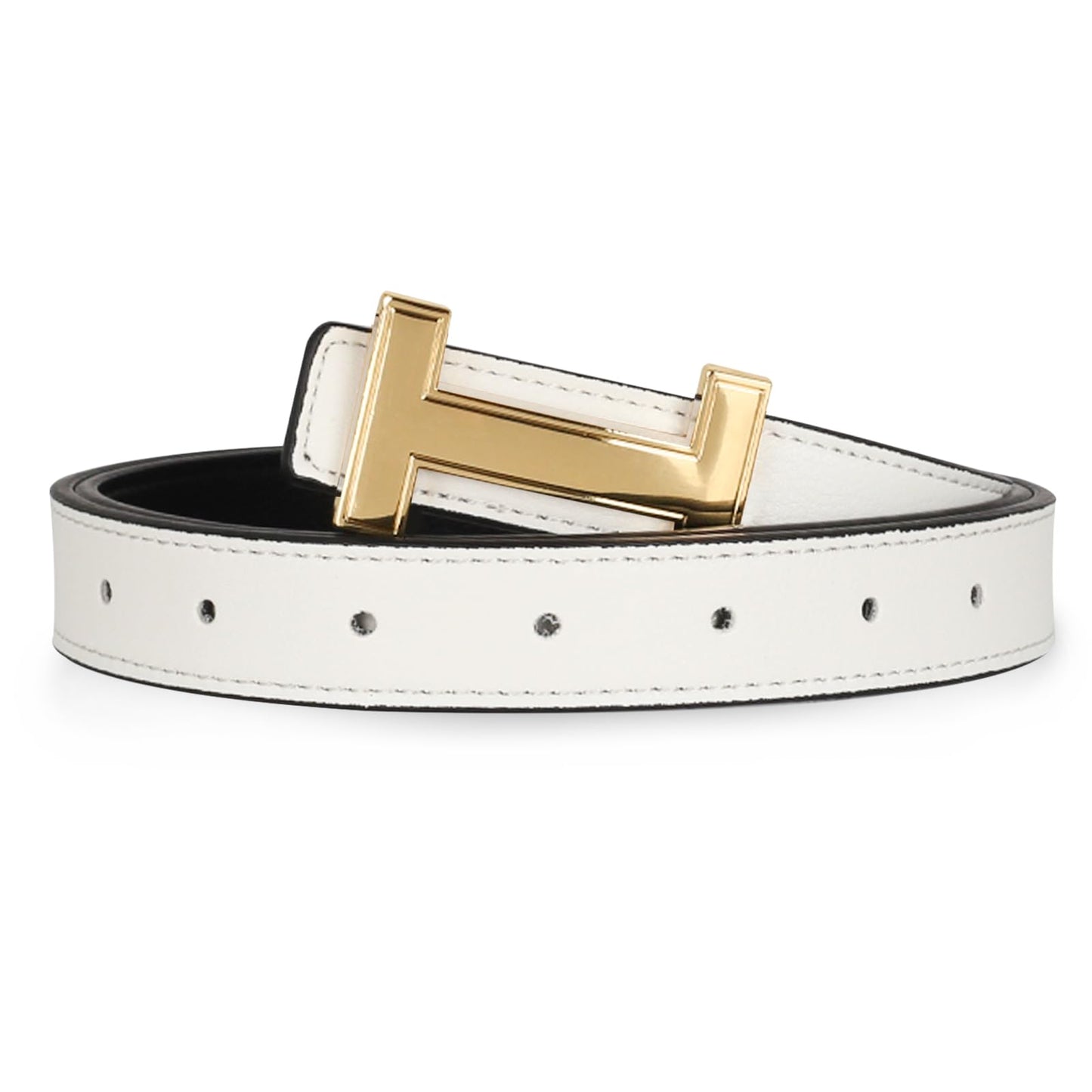 HOTRelang Women's Belts with Gold Buckle, Fashion Waist Band, Elegant Ladies' Belt, Gift for Women