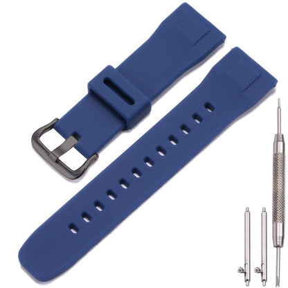 HOTwaterproof Silicone watchband Compatible with Casio Protrek PRG650 600 PRW6600 Men's sports Replacement Strap Bracelet 24mm Quick release Watch Strap