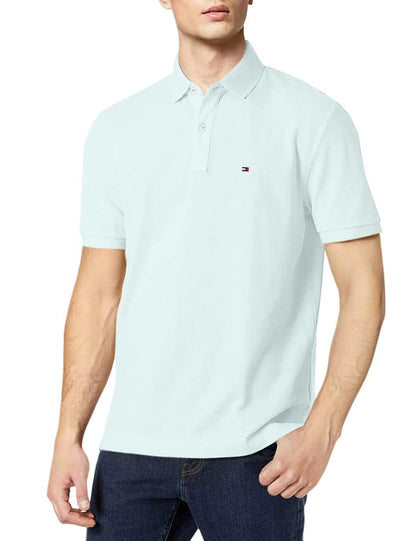 HOTTommy Hilfiger Men's Short Sleeve Cotton Pique Polo Shirt in Classic Fit