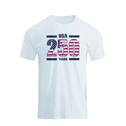 HOTH HYFOL Men's Graphic T-Shirts USA Flag Cotton Short Sleeve American Patriotic Crewneck Casual Regular Tee Shirts