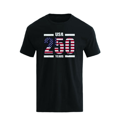 HOTH HYFOL Men's Graphic T-Shirts USA Flag Cotton Short Sleeve American Patriotic Crewneck Casual Regular Tee Shirts