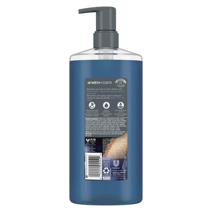 HOTDOVE MEN Moisturizing Body Wash for Men, Blackcurrant + Cedarwood, 26 oz