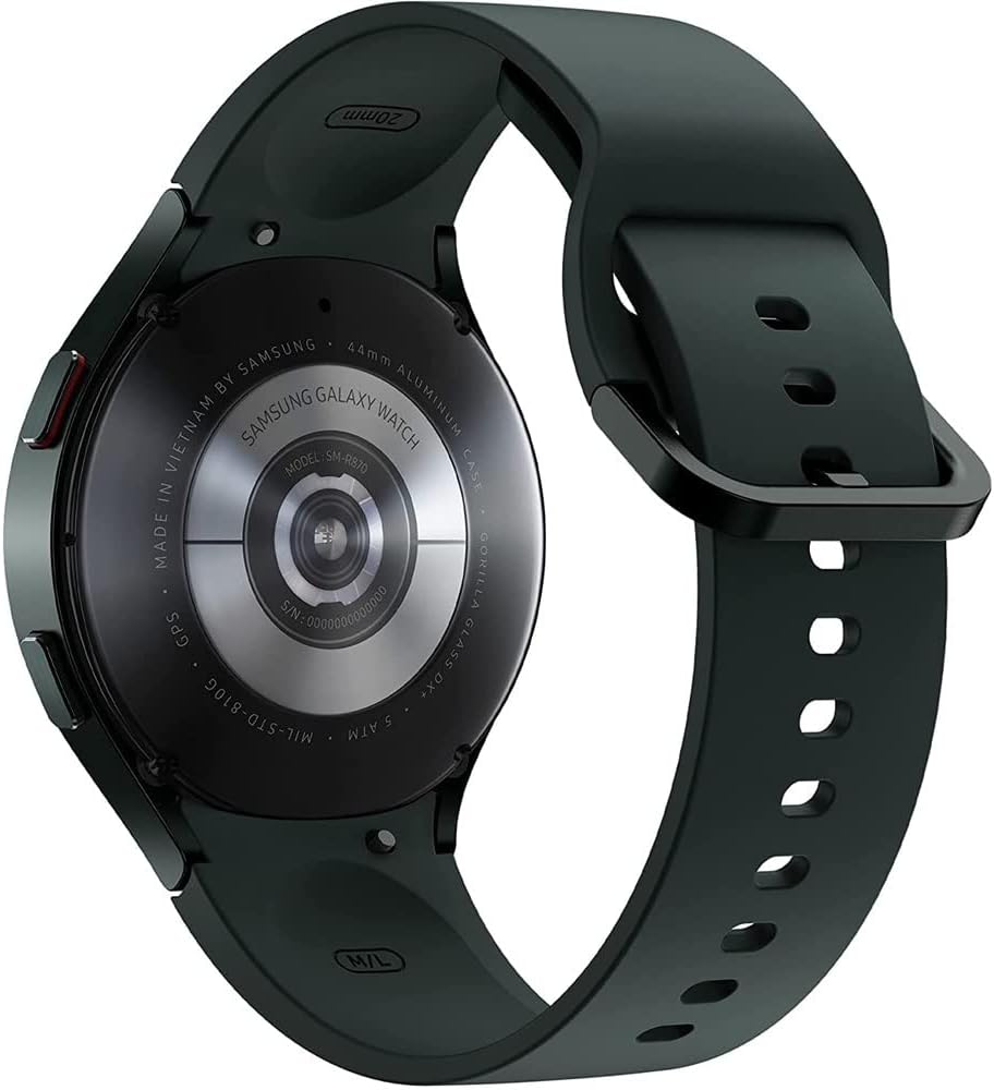 HOTSamsung Galaxy Watch 4 44MM SM-R870 Aluminum Smartwatch GPS Only - Green (Renewed)