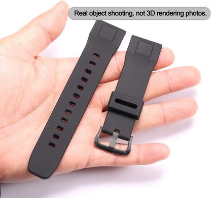 HOTwaterproof Silicone watchband Compatible with Casio Protrek PRG650 600 PRW6600 Men's sports Replacement Strap Bracelet 24mm Quick release Watch Strap