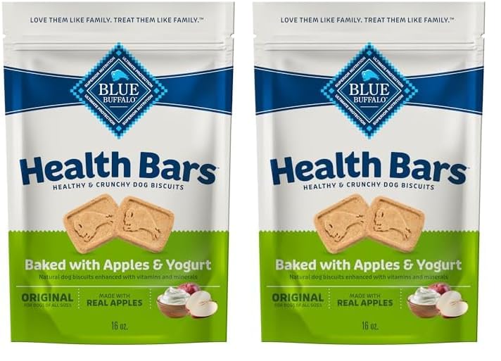 HOTBlue Buffalo Health Bars Bacon, Egg & Cheese Crunchy Dog Biscuits, Oven-Baked with Real Bacon & Natural Ingredients, Healthy Dog Treats with No Artificial Flavors or Preservatives, Jumbo Box 3.5 lbs.