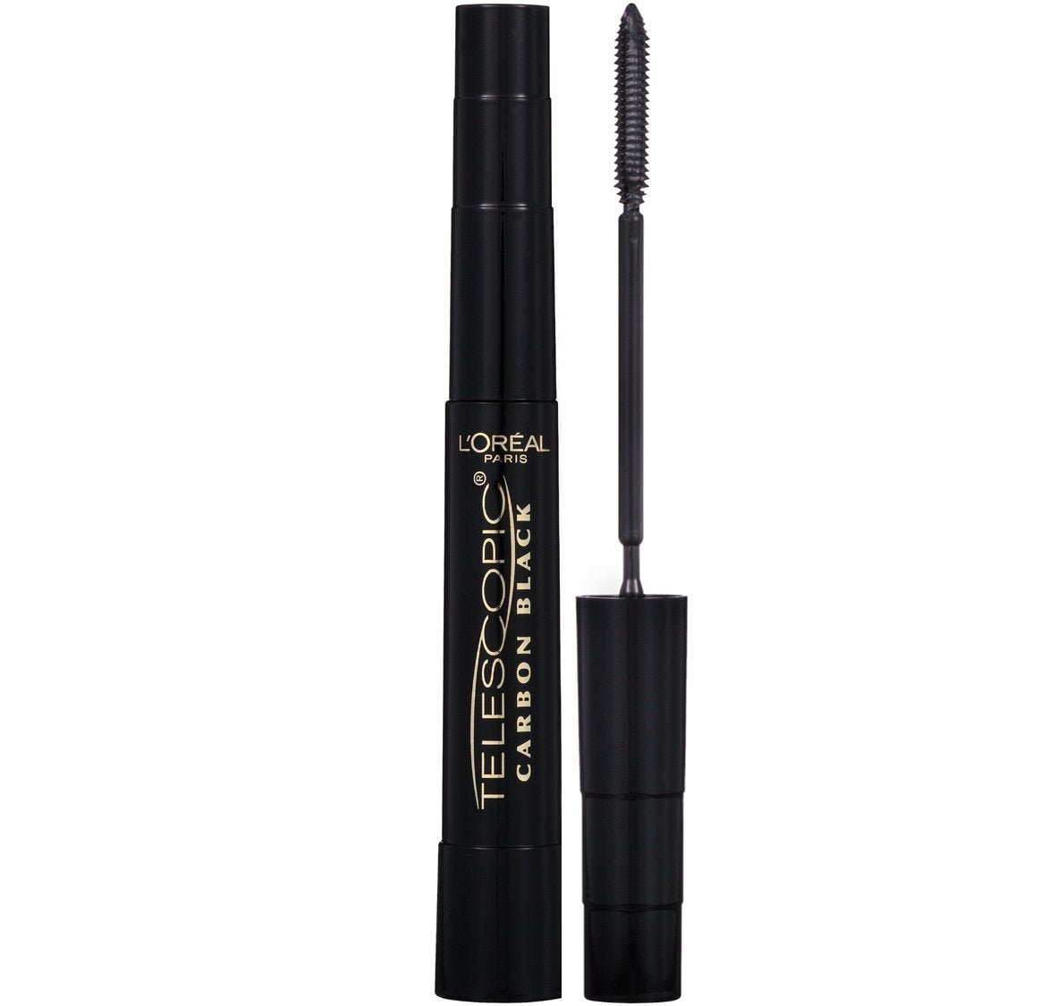 HOTL’Oreal Paris Makeup Original Telescopic Mascara, Separating Mascara Volume and Length Formula, Washable, Black Brown, 0.27 Fl Oz., 1 Count