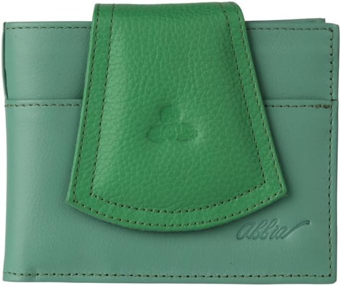 HOTAbbia Genuine Luxury Leather Wallet For Women, Stylish And Elegant Design, Perfect For On-The-Go. (Blue & Sky)