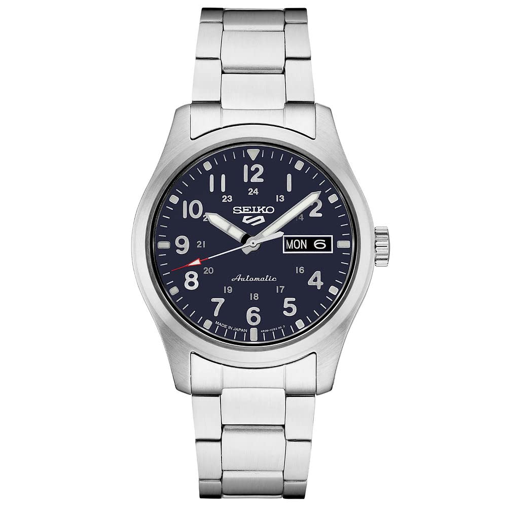 HOTSEIKO 5 Sports Automatic Watch for Men | 5 Sports - Day/date Calendar, Lumibrite Hands and Markers, Rotating Bezel, 100m Water-Resistant, 4R36 Movement