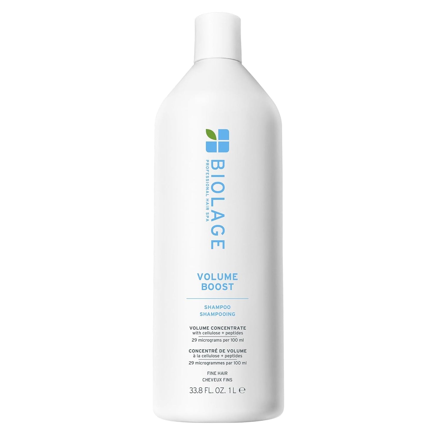 HOTBiolage Volume Boost Shampoo for Fine Hair – Creates Lasting, Lightweight Volume, Root Lift & Shine, With Cellulose and Peptides, Vegan, Paraben and Silicone-Free