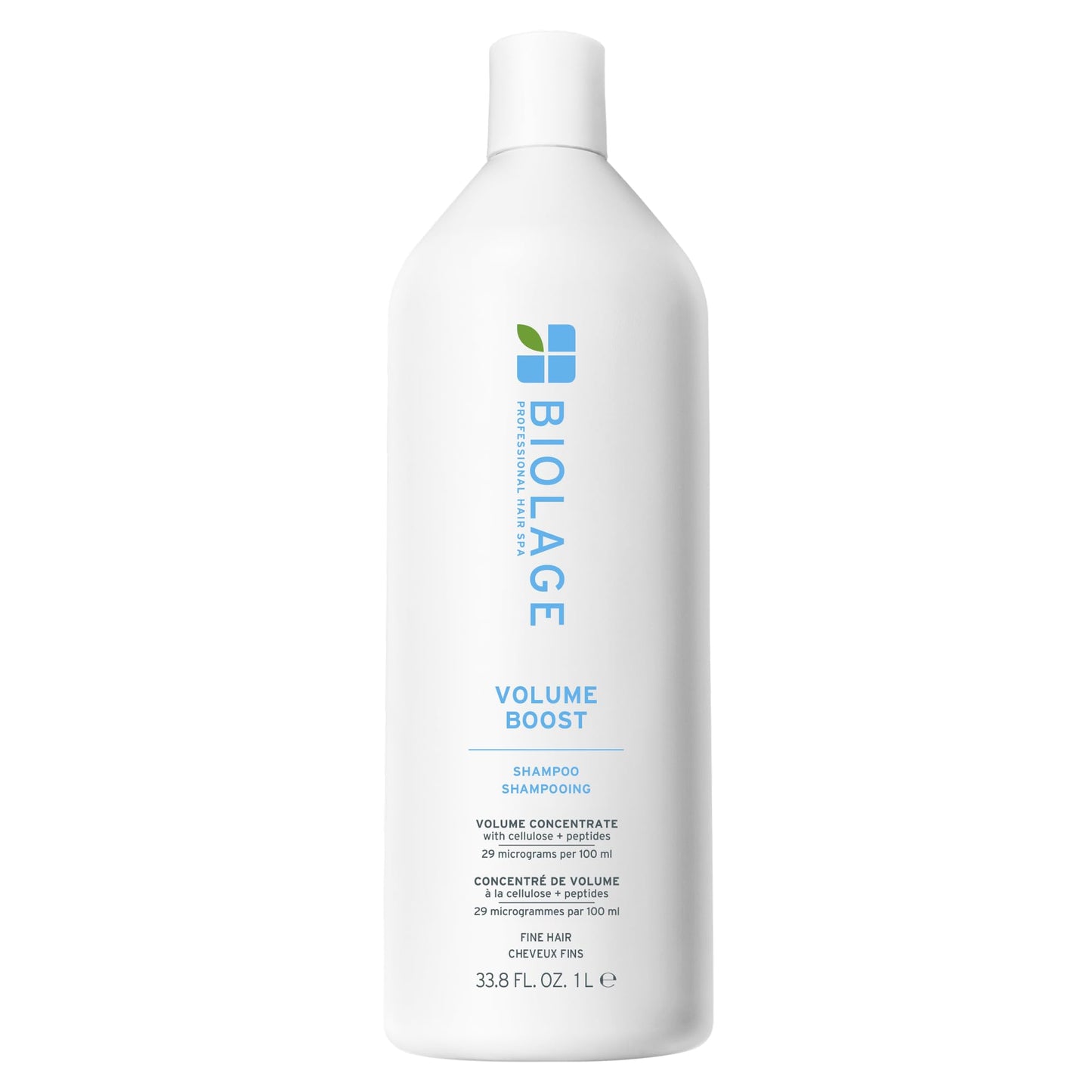 HOTBiolage Volume Boost Shampoo for Fine Hair – Creates Lasting, Lightweight Volume, Root Lift & Shine, With Cellulose and Peptides, Vegan, Paraben and Silicone-Free