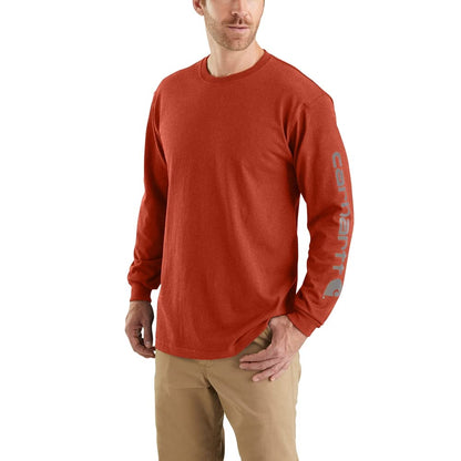 HOTCarhartt Men's Dearborn Loose Long-Sleeve Logo T-Shirt Closeout