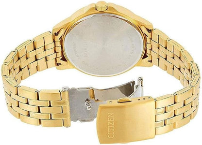 HOTCitizen Quartz Mens Watch, Stainless Steel, Classic, Gold-Tone