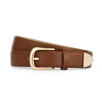 HOTBelts for Women with Gold Buckle Faux Leather Belts Fashion Casual belts for jeans