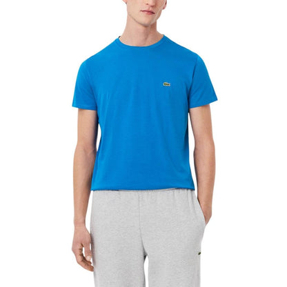 HOTLacoste Men's Short Sleeve Pima Jersey Crew Neck Tee