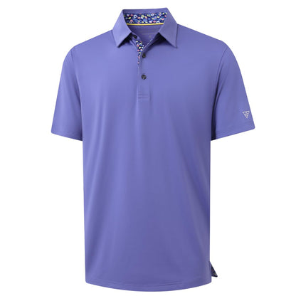 HOTMens Polo Shirts Short and Long Sleeve Casual Solid Stylish Dry Fit Performance Designed Collared Golf Polo Shirts for Men