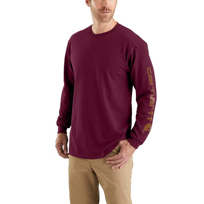 HOTCarhartt Men's Dearborn Loose Long-Sleeve Logo T-Shirt Closeout
