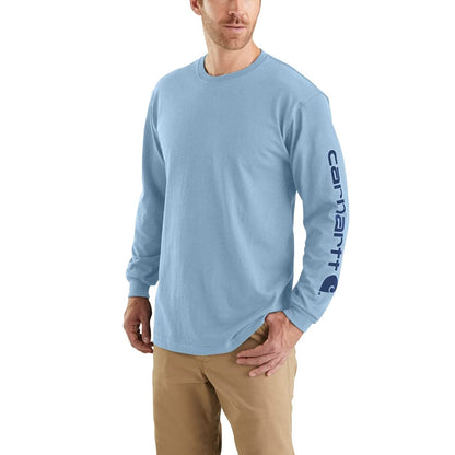 HOTCarhartt Men's Dearborn Loose Long-Sleeve Logo T-Shirt Closeout