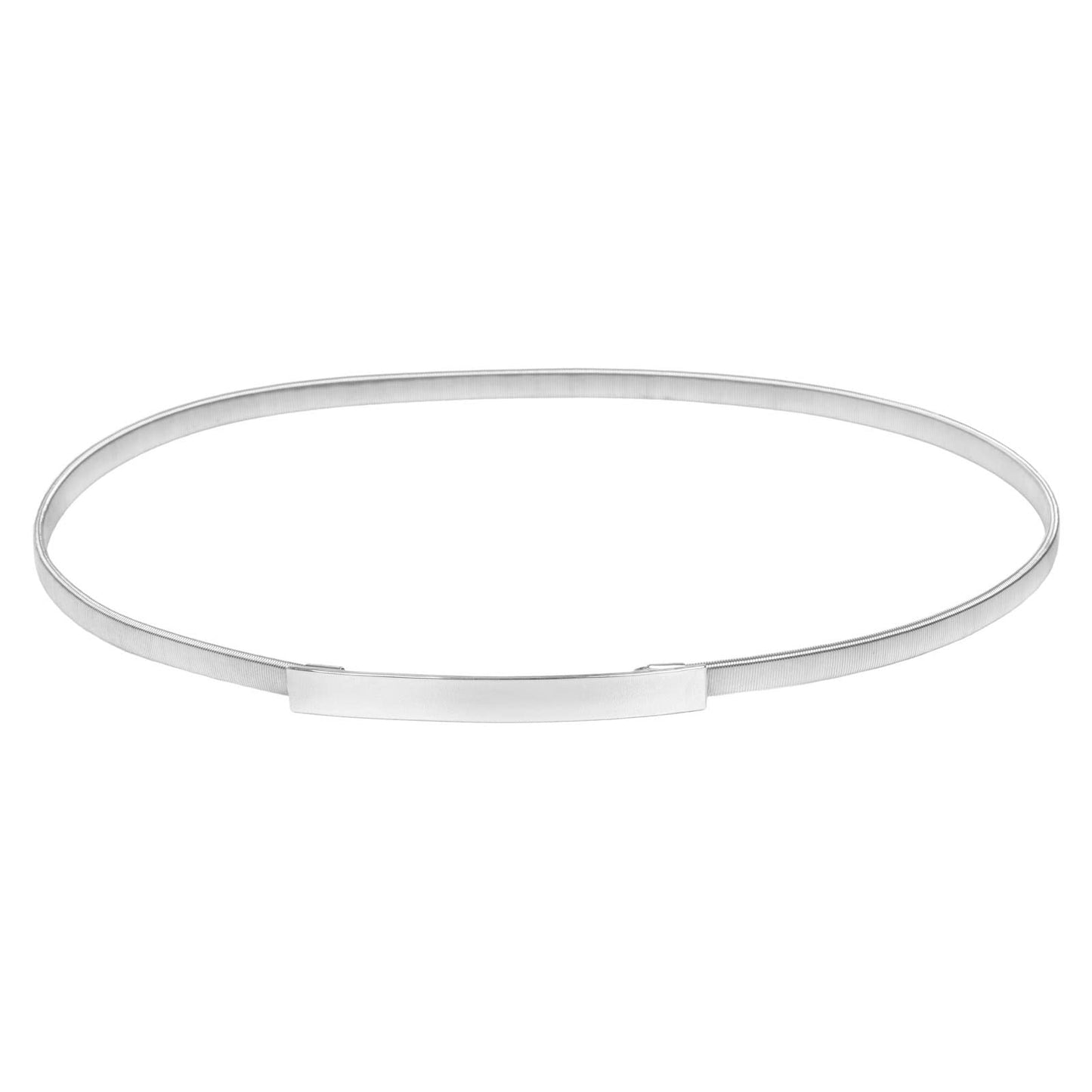 HOTGRACE KARIN Women Skinny Metal Cinch Belt Gold Waistband Elastic Waist Belt CL633