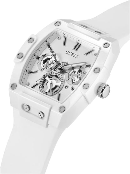 HOTGuess Men's GW0G Series| Analog Trend Watch| Polycarbonate Case| Silicone Bracelet | 50M Water Resistance