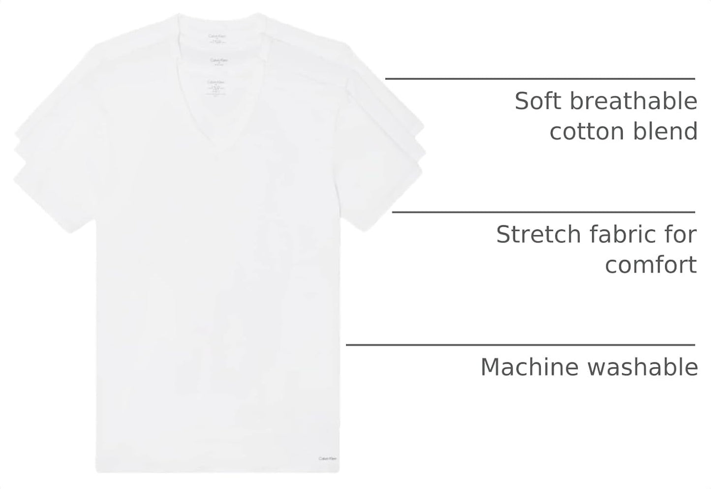 HOTCalvin Klein Men's Cotton Stretch 3-Pack Undershirts