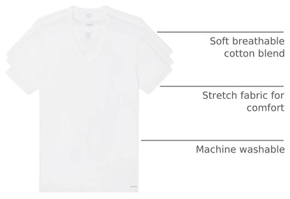 HOTCalvin Klein Men's Cotton Stretch 3-Pack Undershirts
