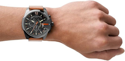 HOTDiesel Mega Chief Watch for Men, Chronograph Men's Watch