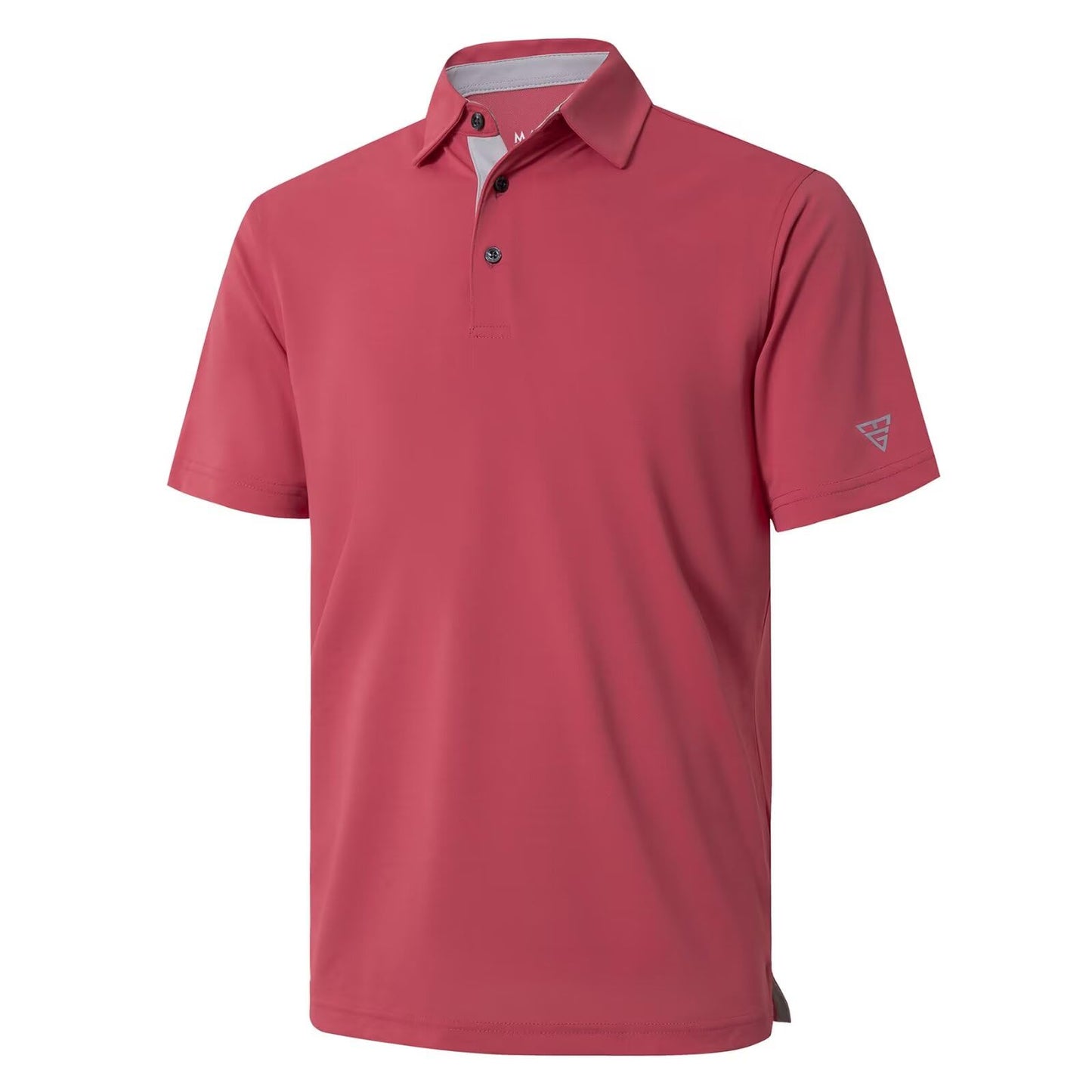 HOTMens Golf Shirt Short and Long Sleeve Moisture Wicking Dry Fit Performance Solid Casual Pique Golf Polo Shirts for Men