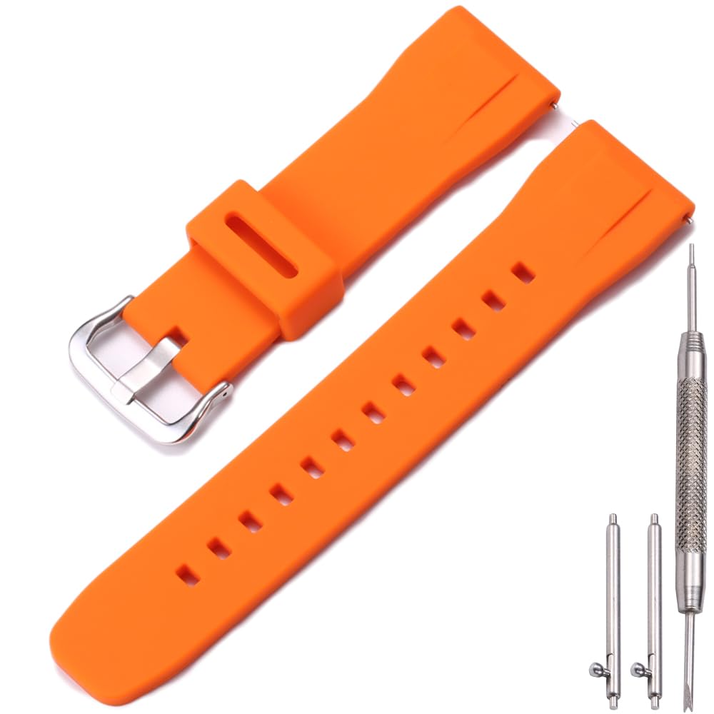 HOTwaterproof Silicone watchband Compatible with Casio Protrek PRG650 600 PRW6600 Men's sports Replacement Strap Bracelet 24mm Quick release Watch Strap