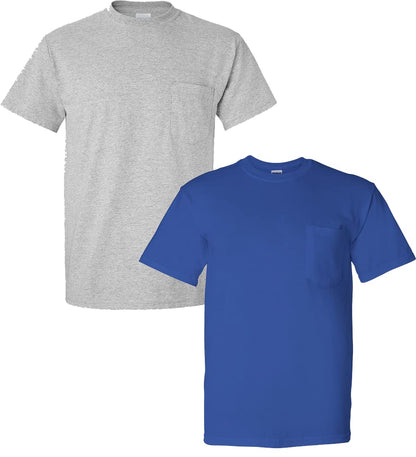 HOTGildan Adult Ultra Cotton T-Shirt with Pocket, Style G2300, 2-Pack