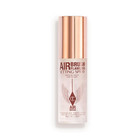 HOTCharlotte Tilbury Airbrush Flawless Setting Spray - Ultra-Fine Hydrating Mist to Prime & Set Makeup Up to 16Hr – Soothes and Blurs Skin, Waterproof, Wedding Makeup