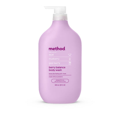 HOTMethod Body Wash, Pure Peace, Paraben and Phthalate Free, 28 oz (Pack of 1)