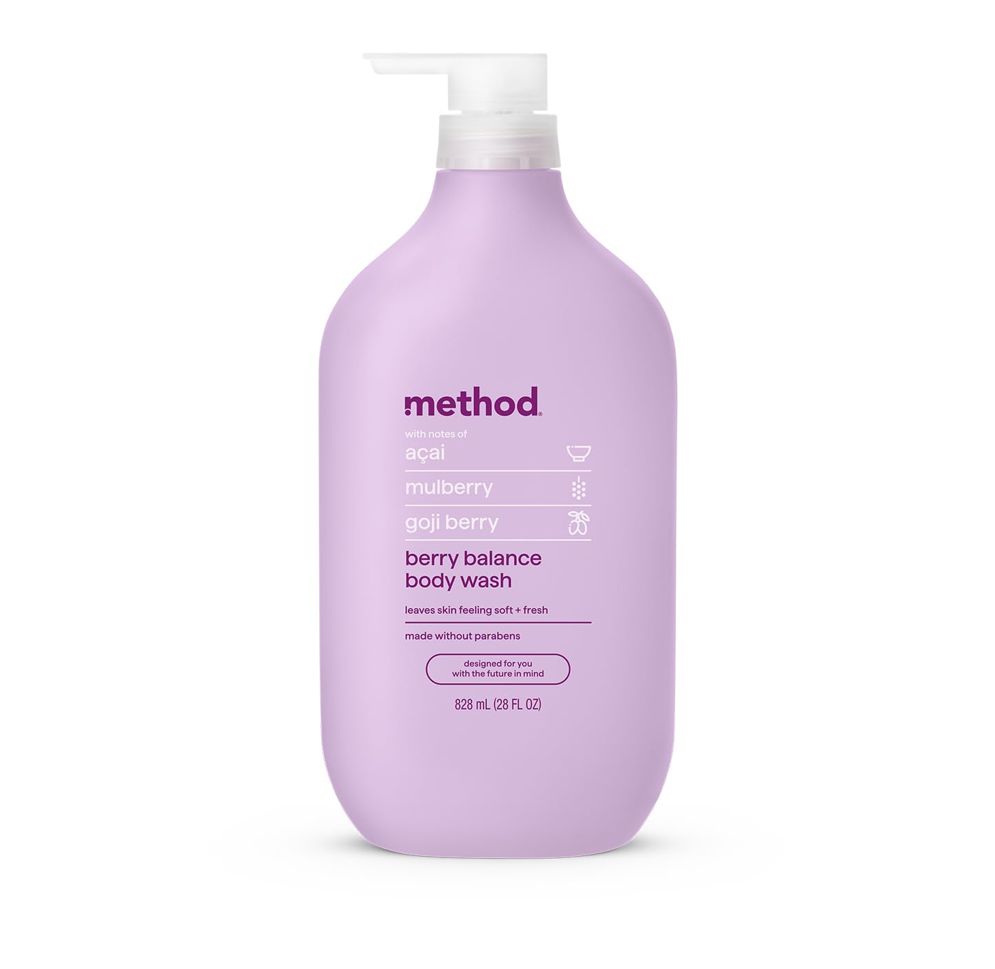 HOTmethod Body Wash, Simply Nourish - Leaves Skin Feeling Soft & Moisturized, Made Without Parabens, Notes of Coconut, Rice Milk & Shea Butter, 28 Fl Oz