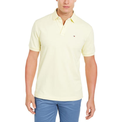 HOTTommy Hilfiger Mens Short Sleeve Cotton Pique Polo Shirt in Regular Fit