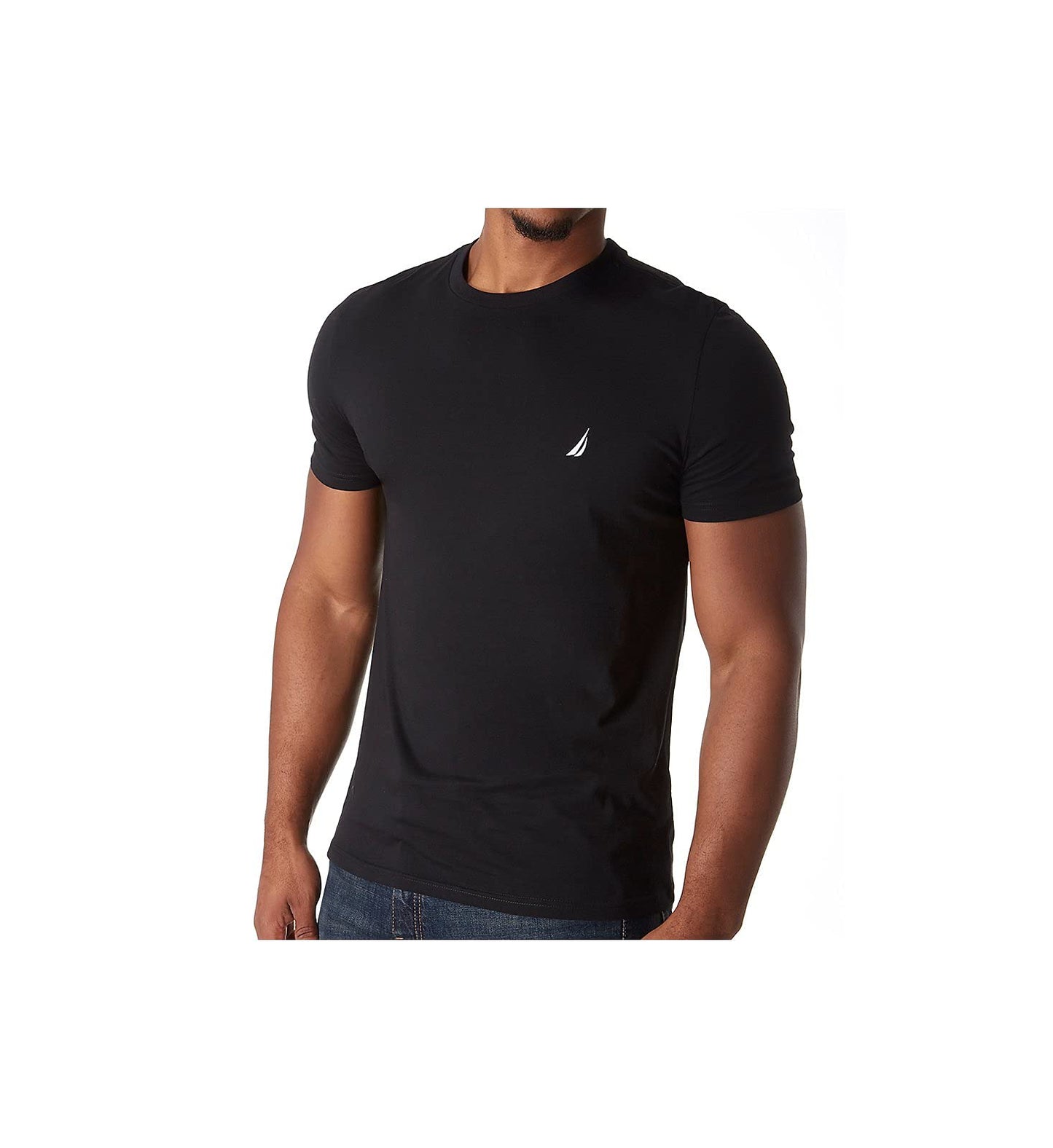 HOTNautica Men's Short Sleeve Solid Crew Neck T-Shirt Shirt
